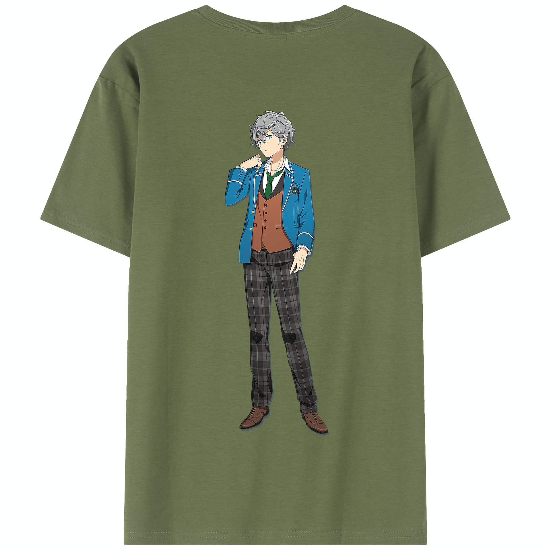 （画像用） あんさんぶるスターズ! Ensemble Stars 綿100％半袖Tシャツ（背面プリント）